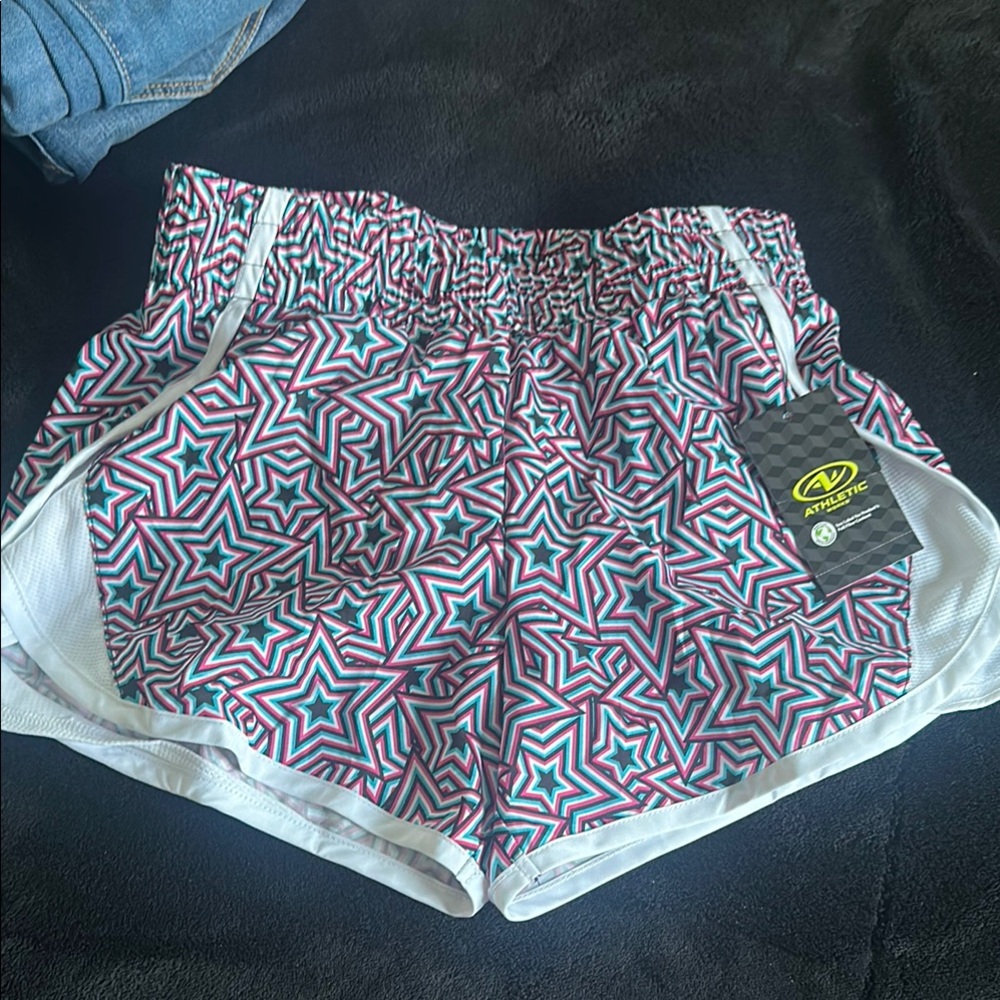 Athletic Works Women's Star Patterned Shorts - Multicolor